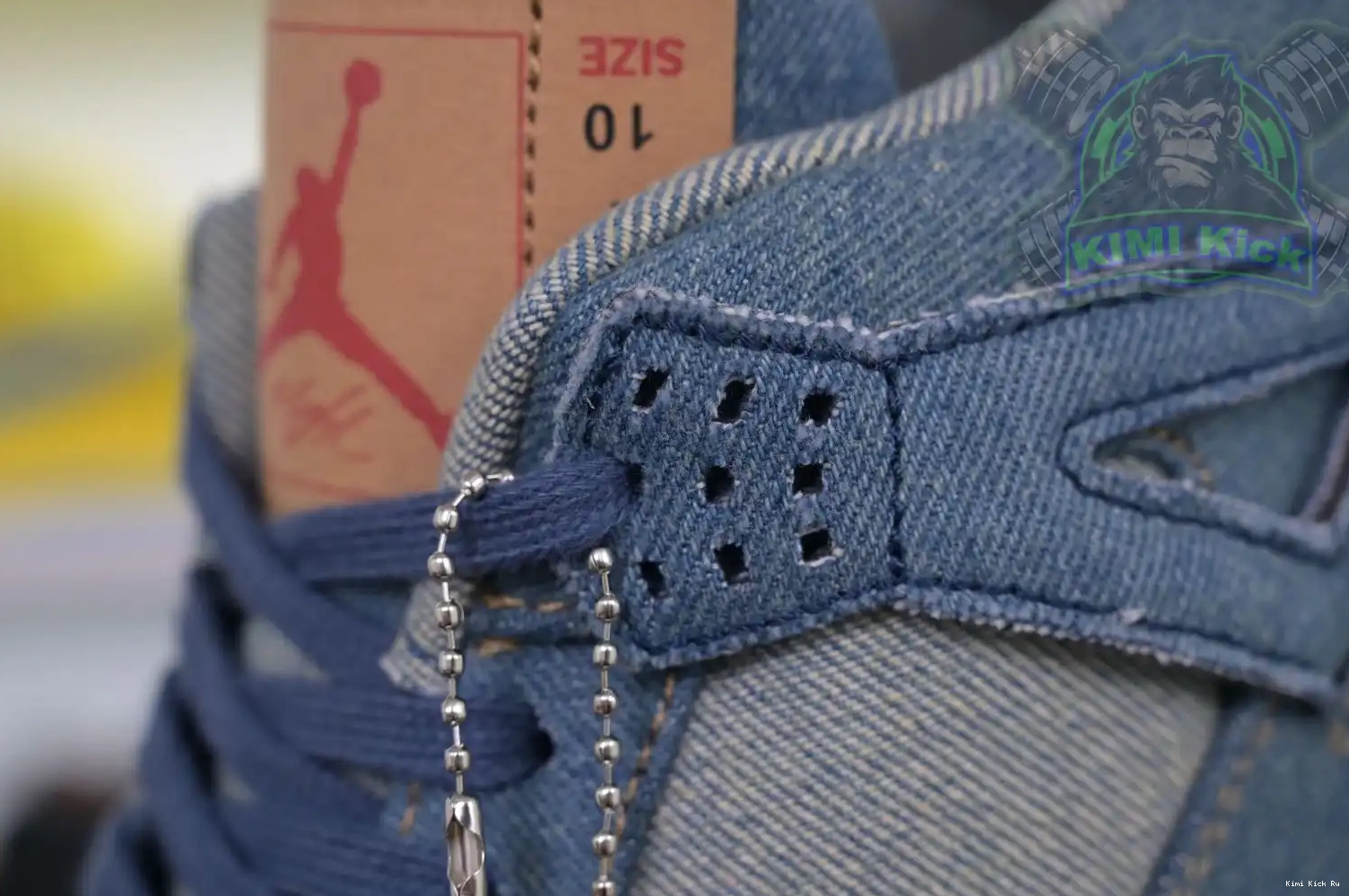 Jordan Air Kimikick Jordan 4 levis denim retro 0725